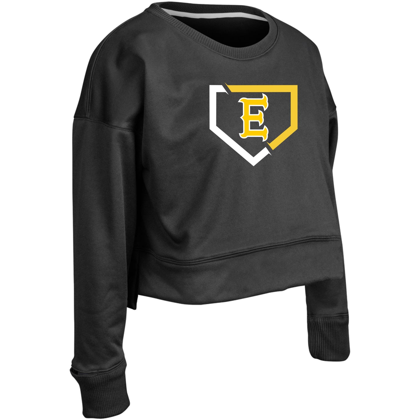 Edison Baseball Diamond Fleece Women's Crop Crew