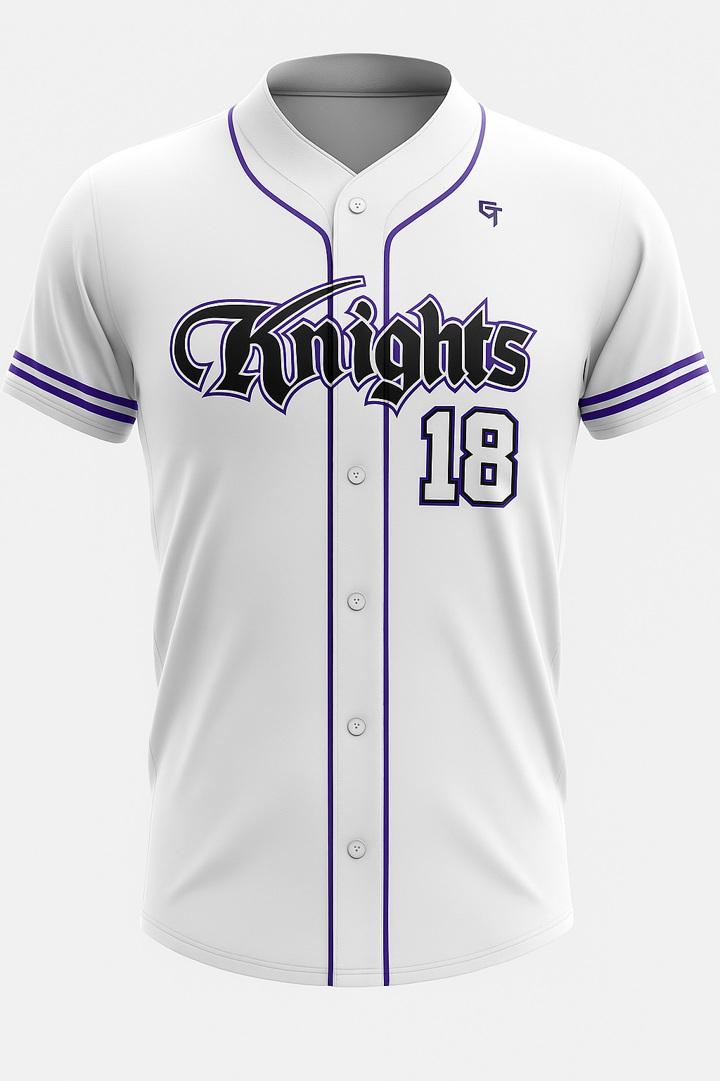 Knights Softball White Jersey