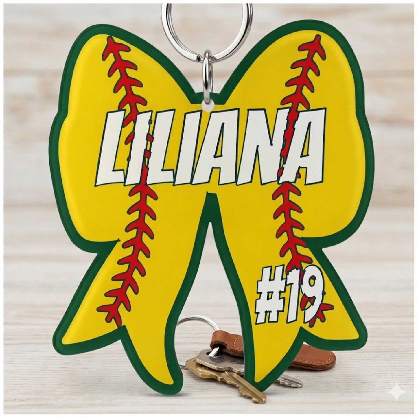 POSSE Kingsburg Softball - Bag Keychain