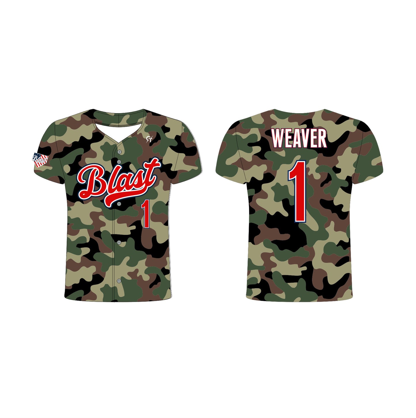 Blast Camo Jersey