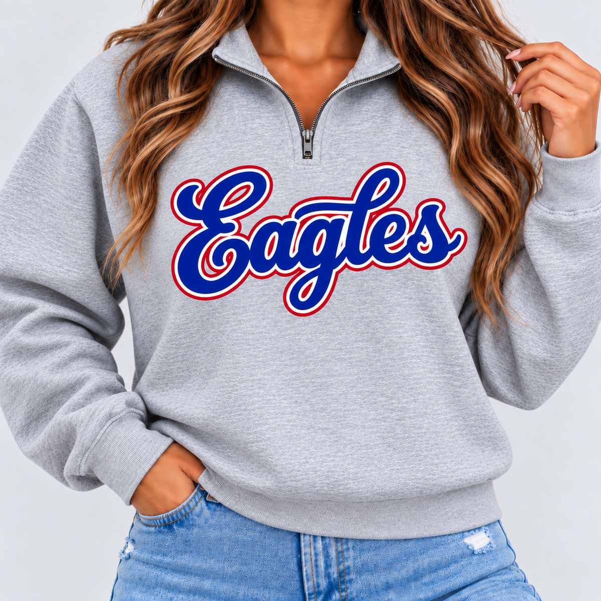 Immanuel Eagles 1/4 Zip Sweater
