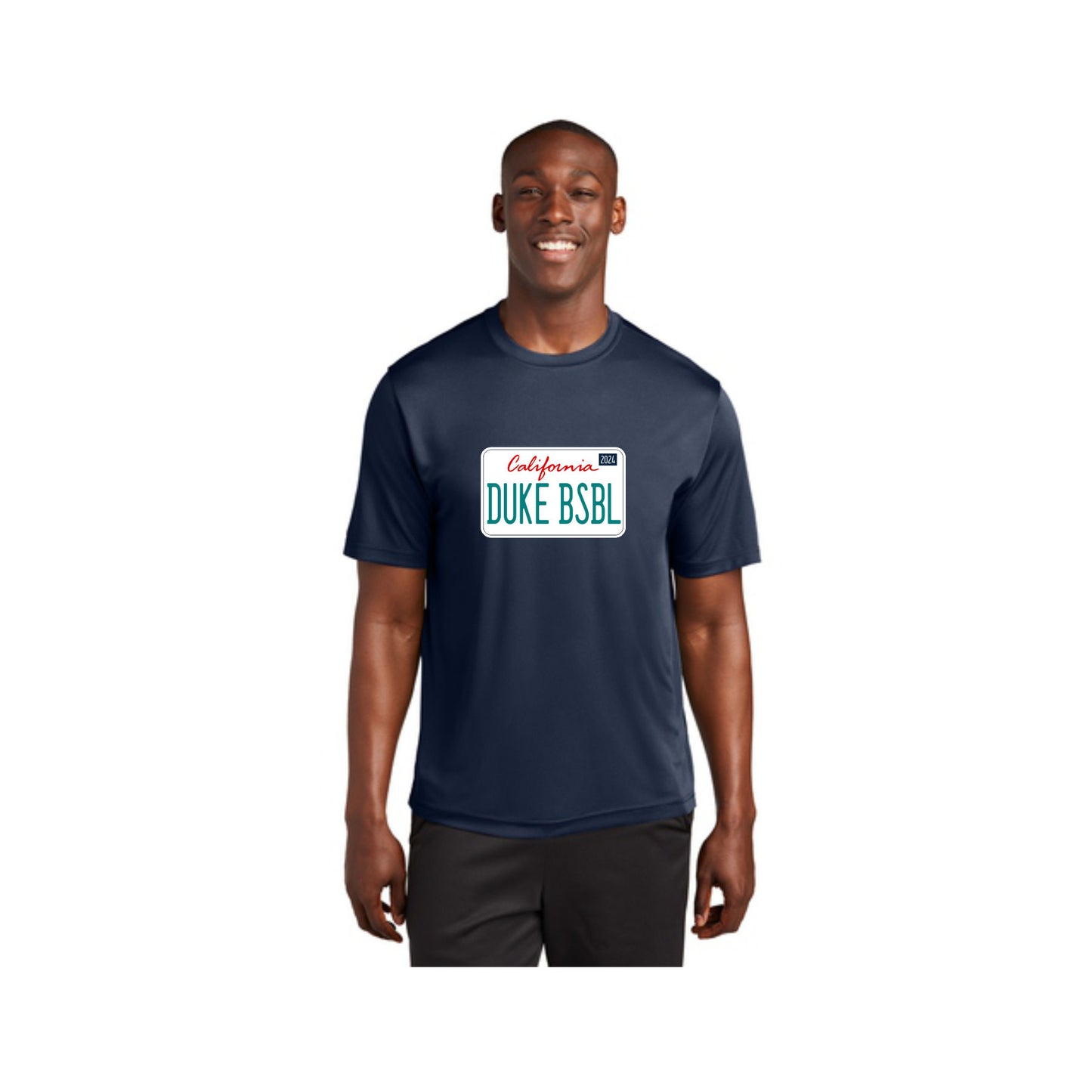 Duke Baseball License Plate T-Shirts