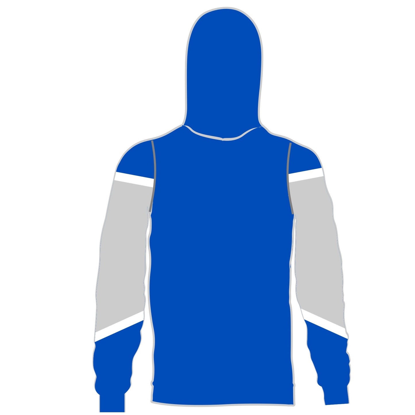 IHS Men's Soccer Grey Sleeve Hoodie