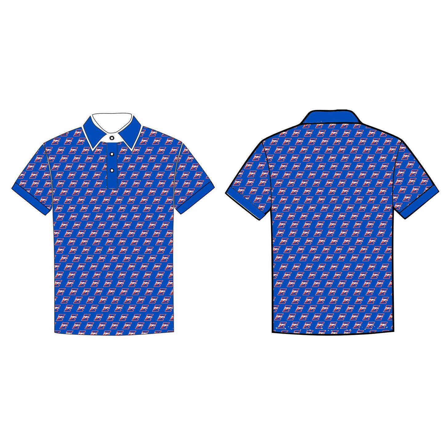 Eagles Grid Iron Dri Fit Polo