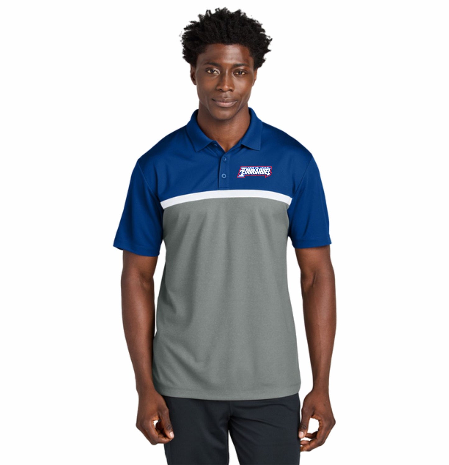 IHS Boys Volleyball Colorblock Polo