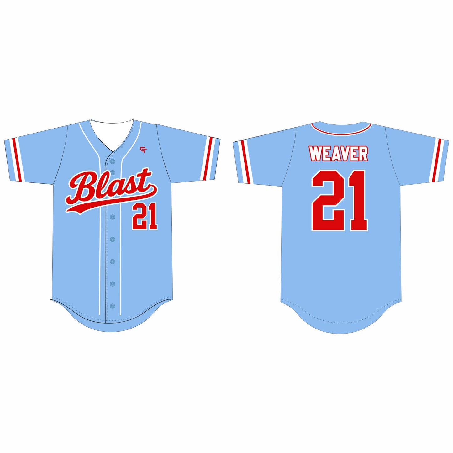 Blast Lt. Blue Jersey