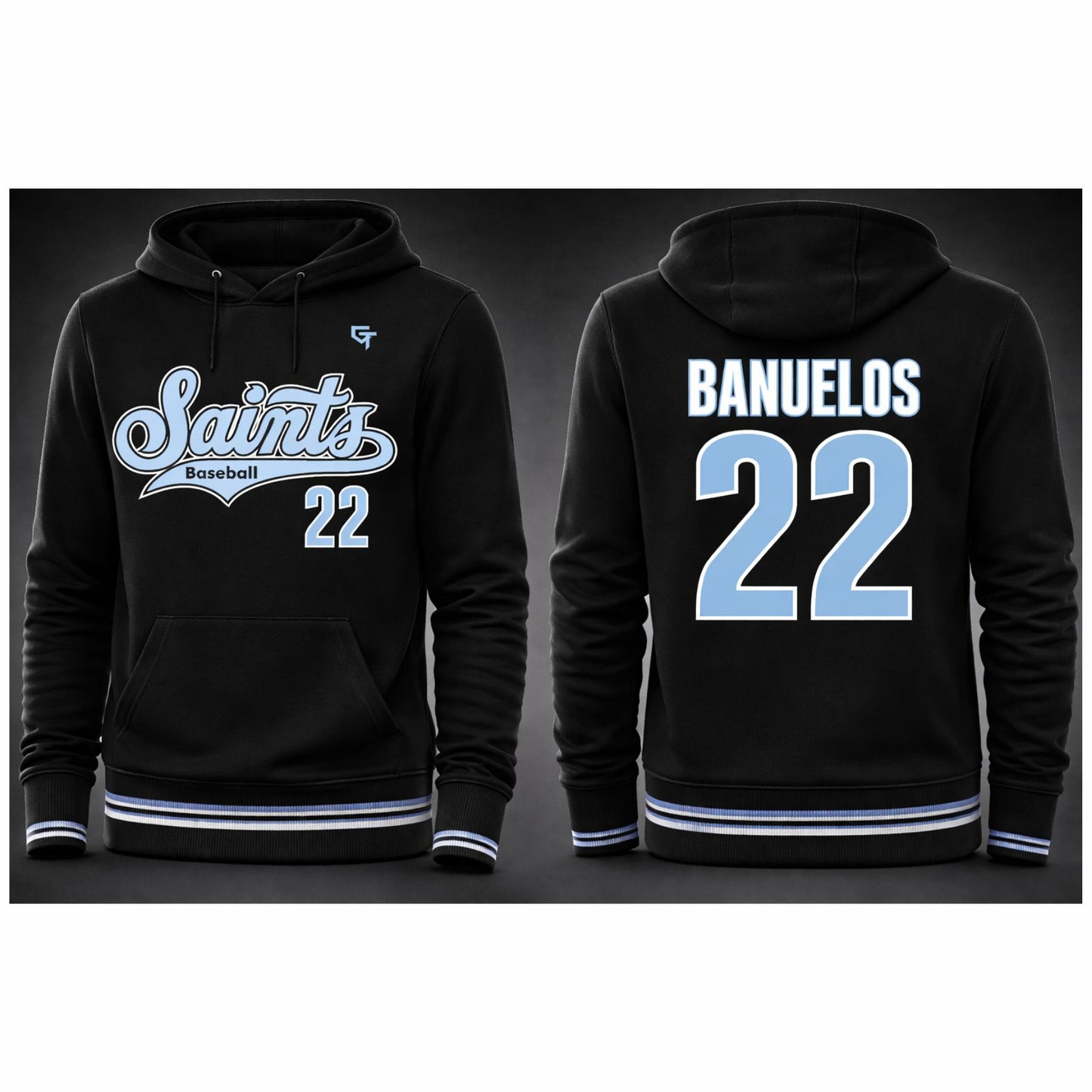 Saints Baseball Custom Hoodie