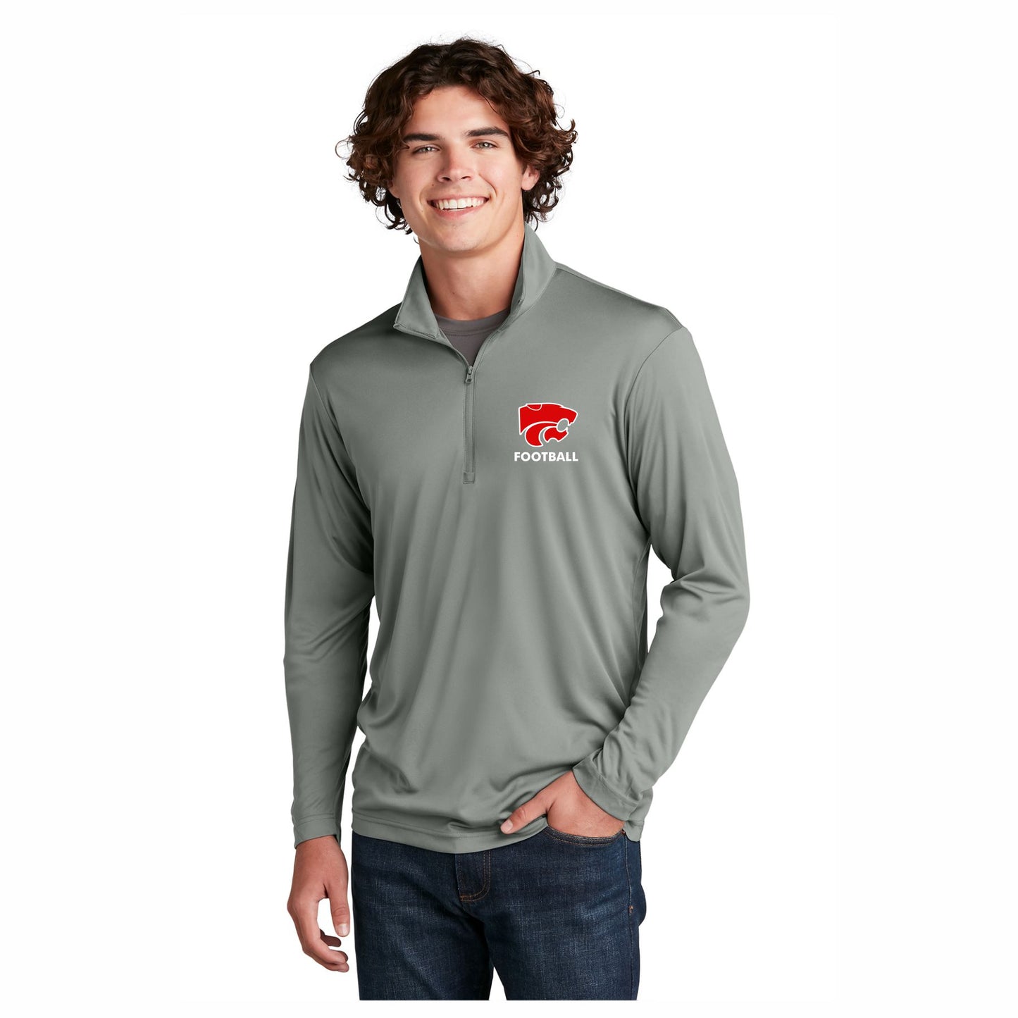 Redcats Embroidered 1/4 Zip Dri Fit Pullover