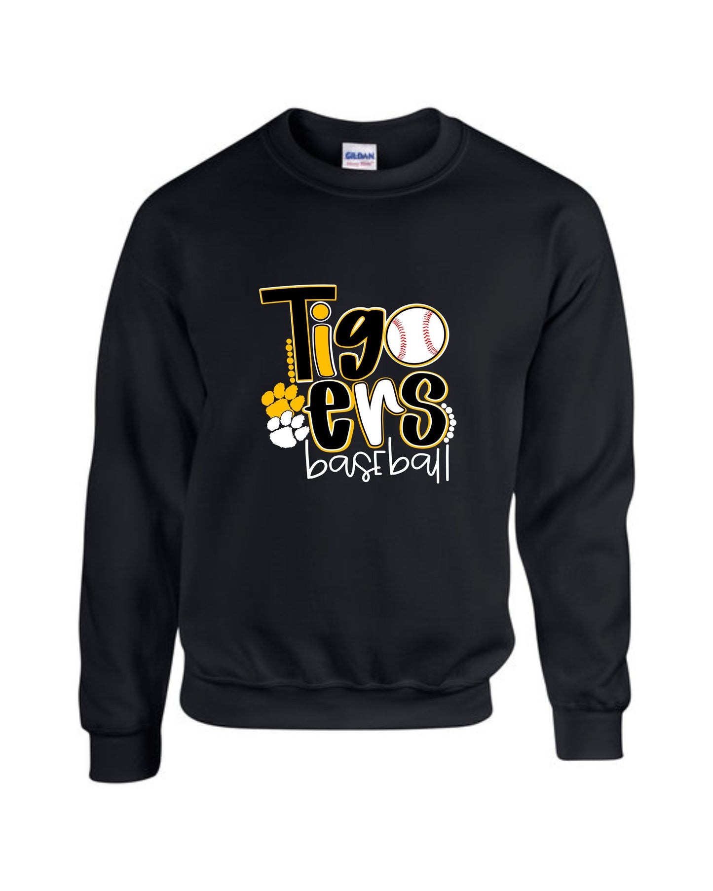 Edison Baseball Tigers 50/50 Cotton