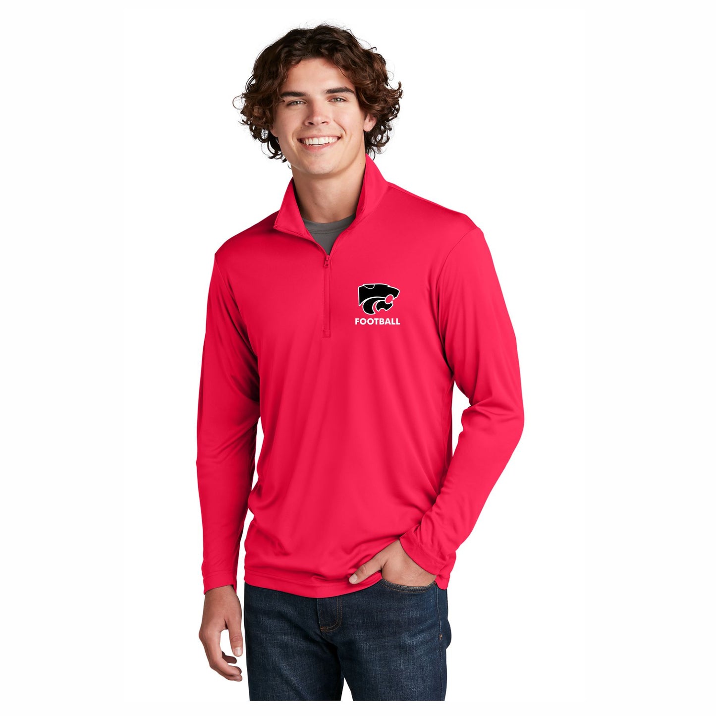 Redcats Embroidered 1/4 Zip Dri Fit Pullover