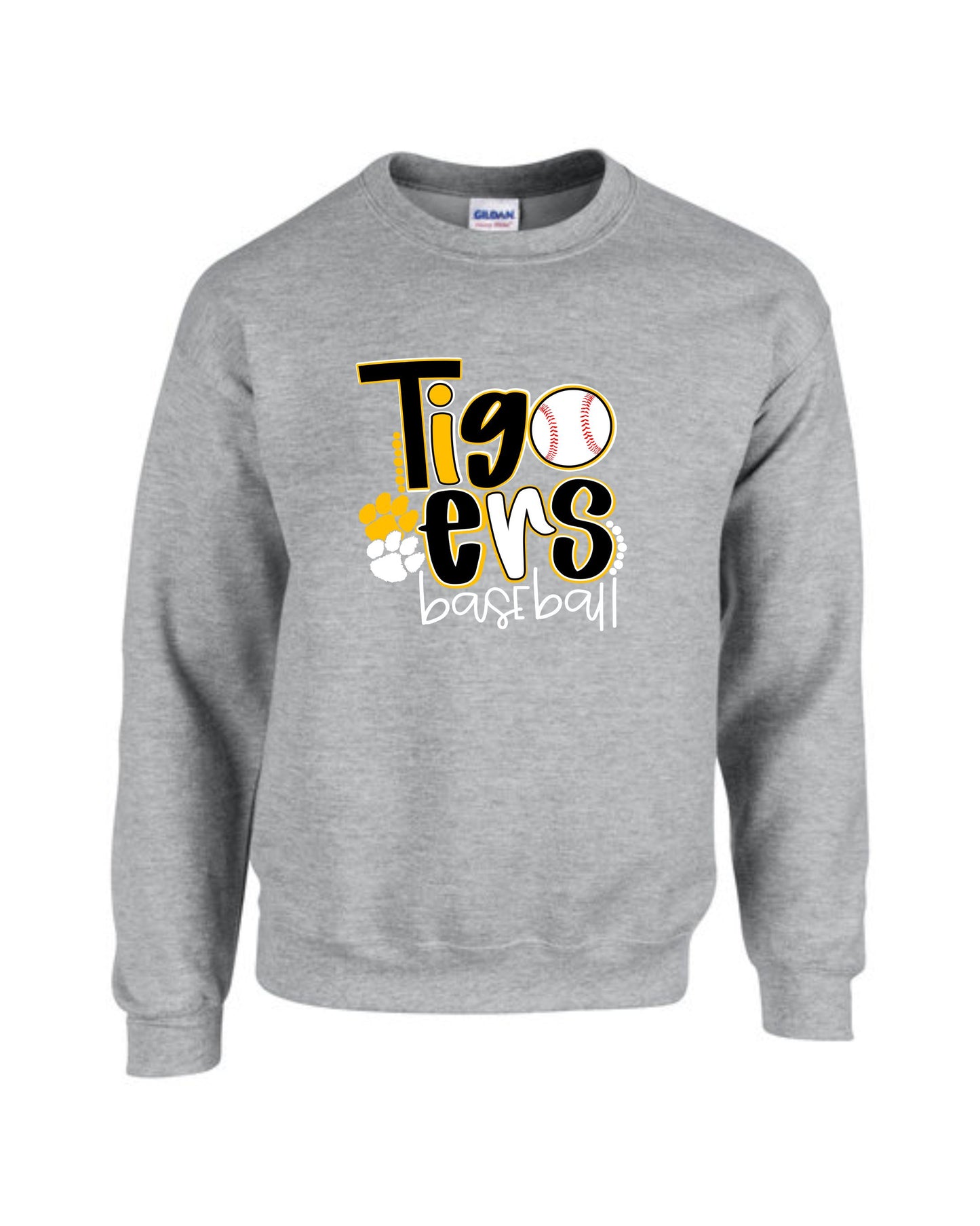 Edison Baseball Tigers 50/50 Cotton