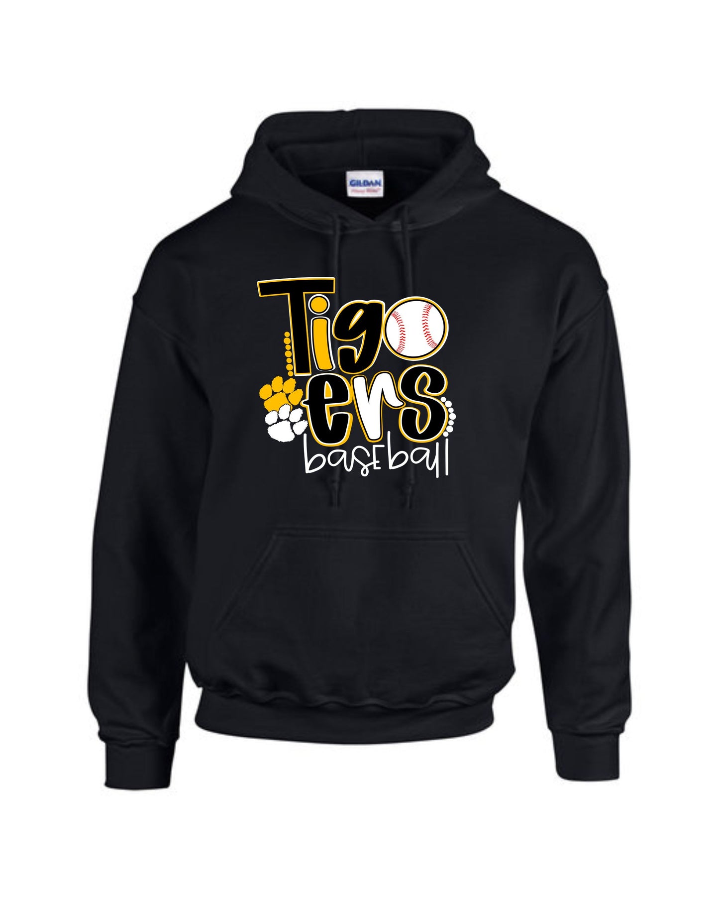 Edison Baseball Tigers 50/50 Cotton