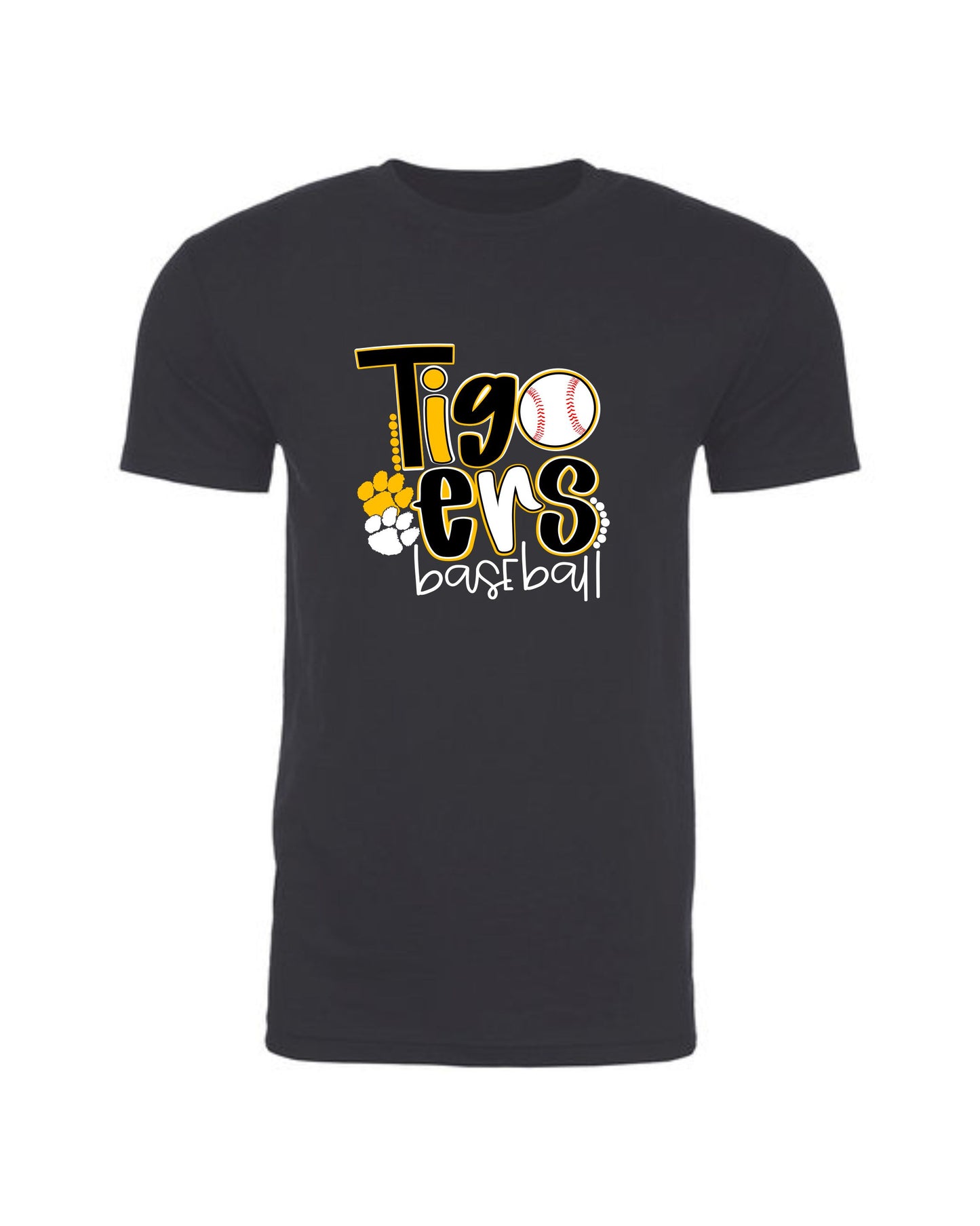 Edison Baseball Tigers 50/50 Cotton