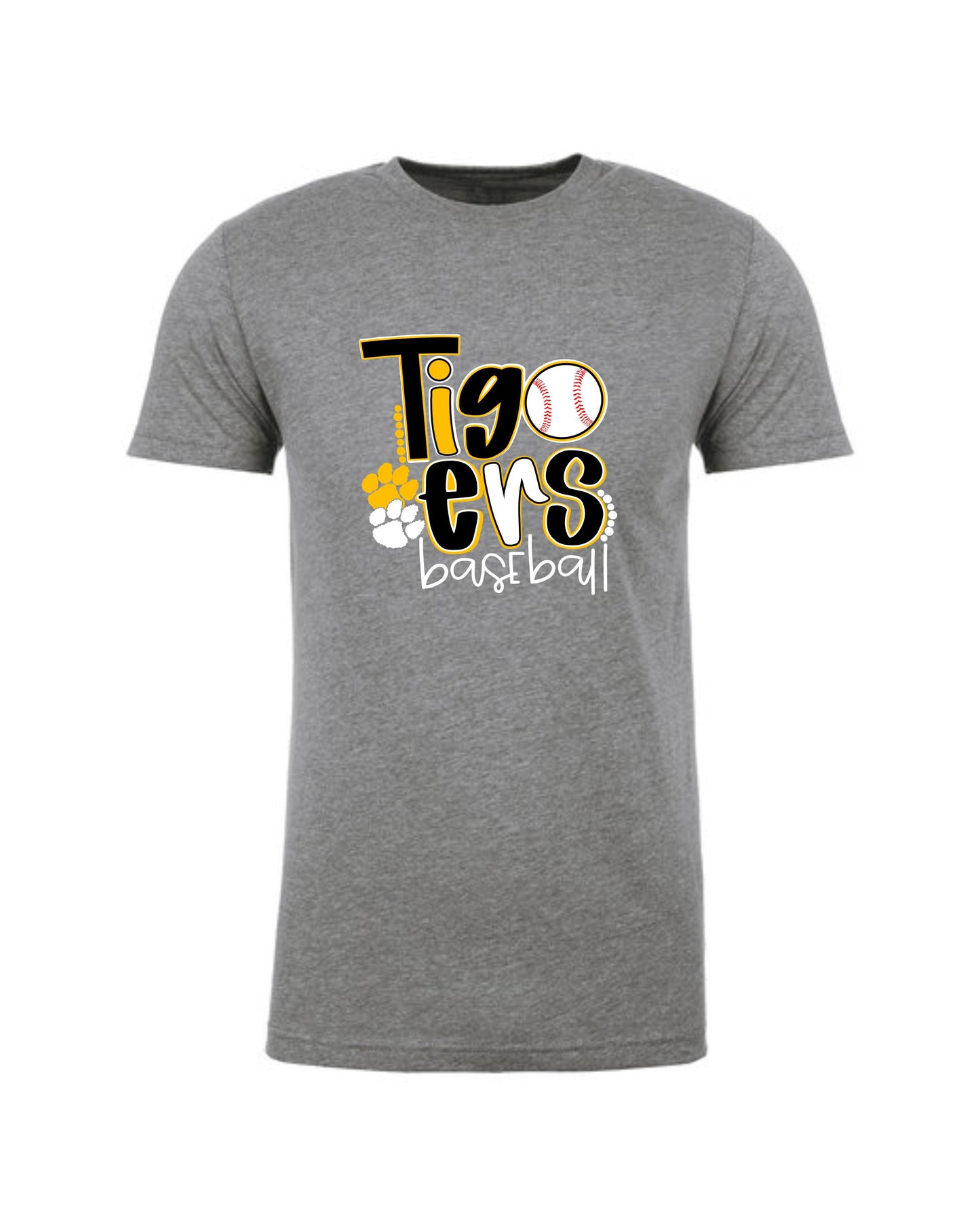 Edison Baseball Tigers 50/50 Cotton