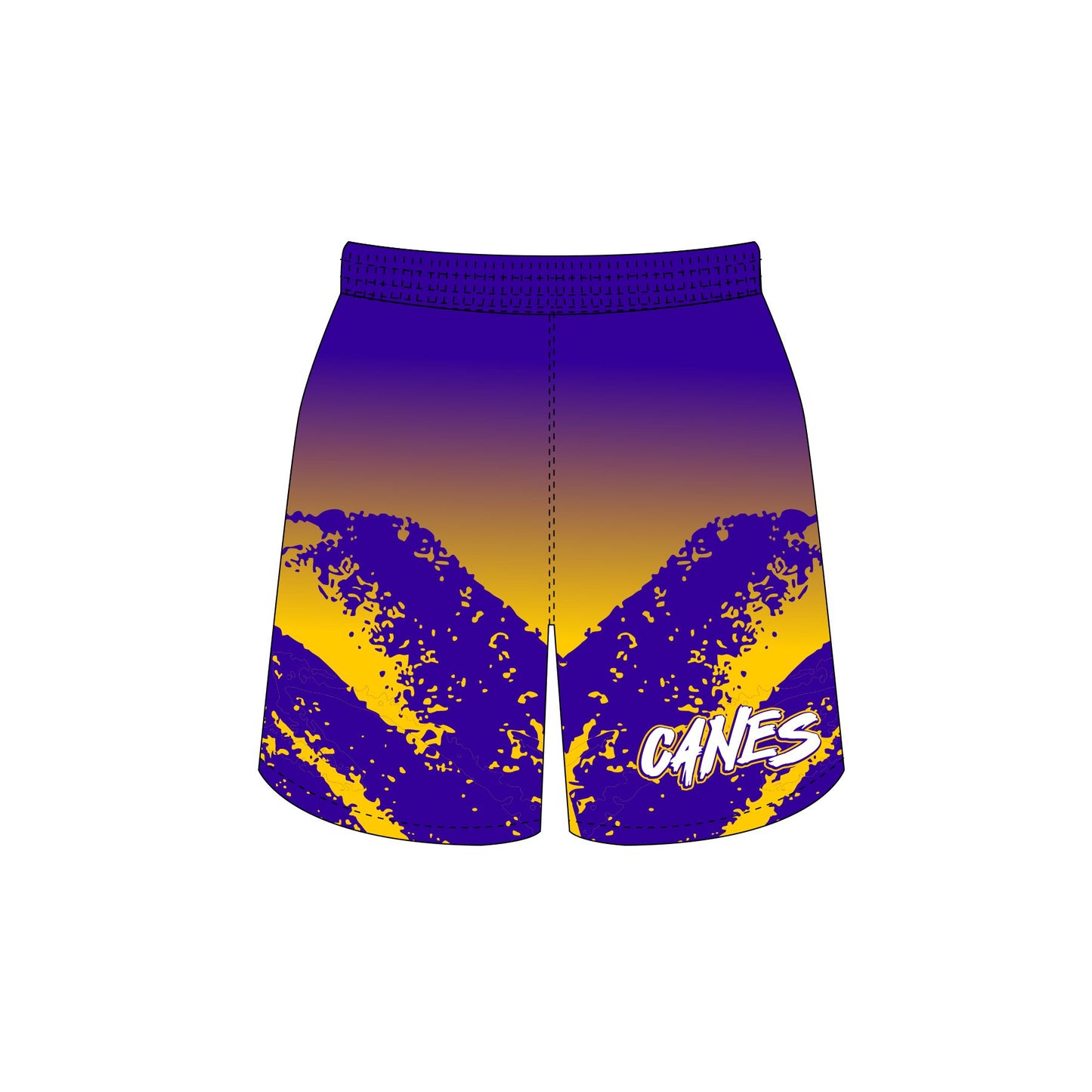 Canes Baseball Dri Fit Shorts - Purple