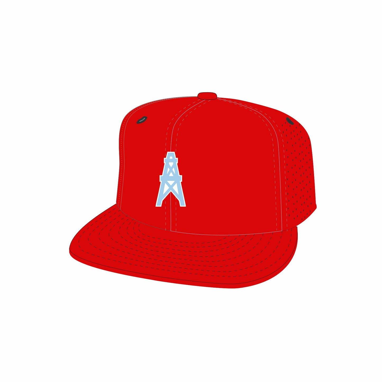 Oilers Baseball Hat - Red