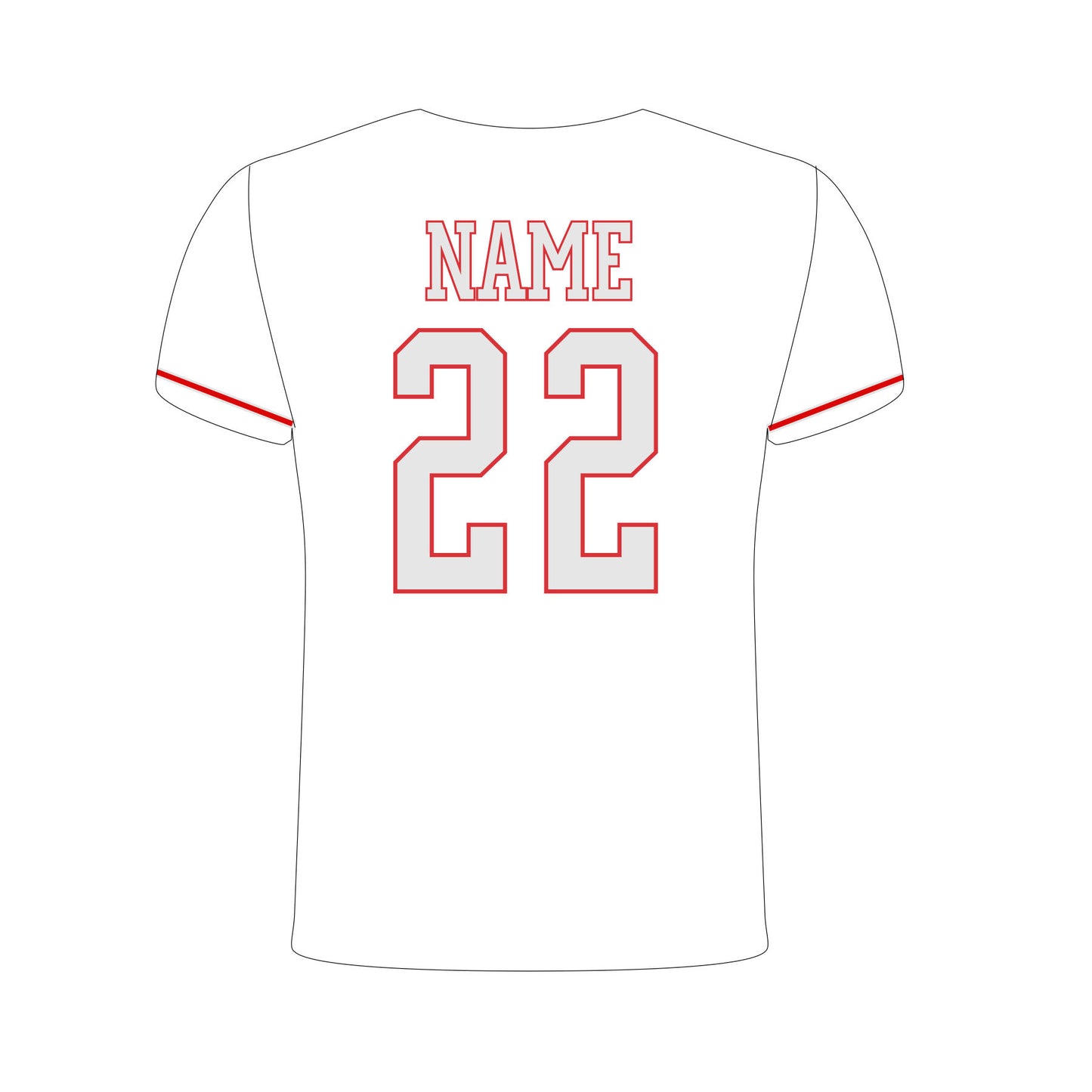 Chaos Baseball White Jersey