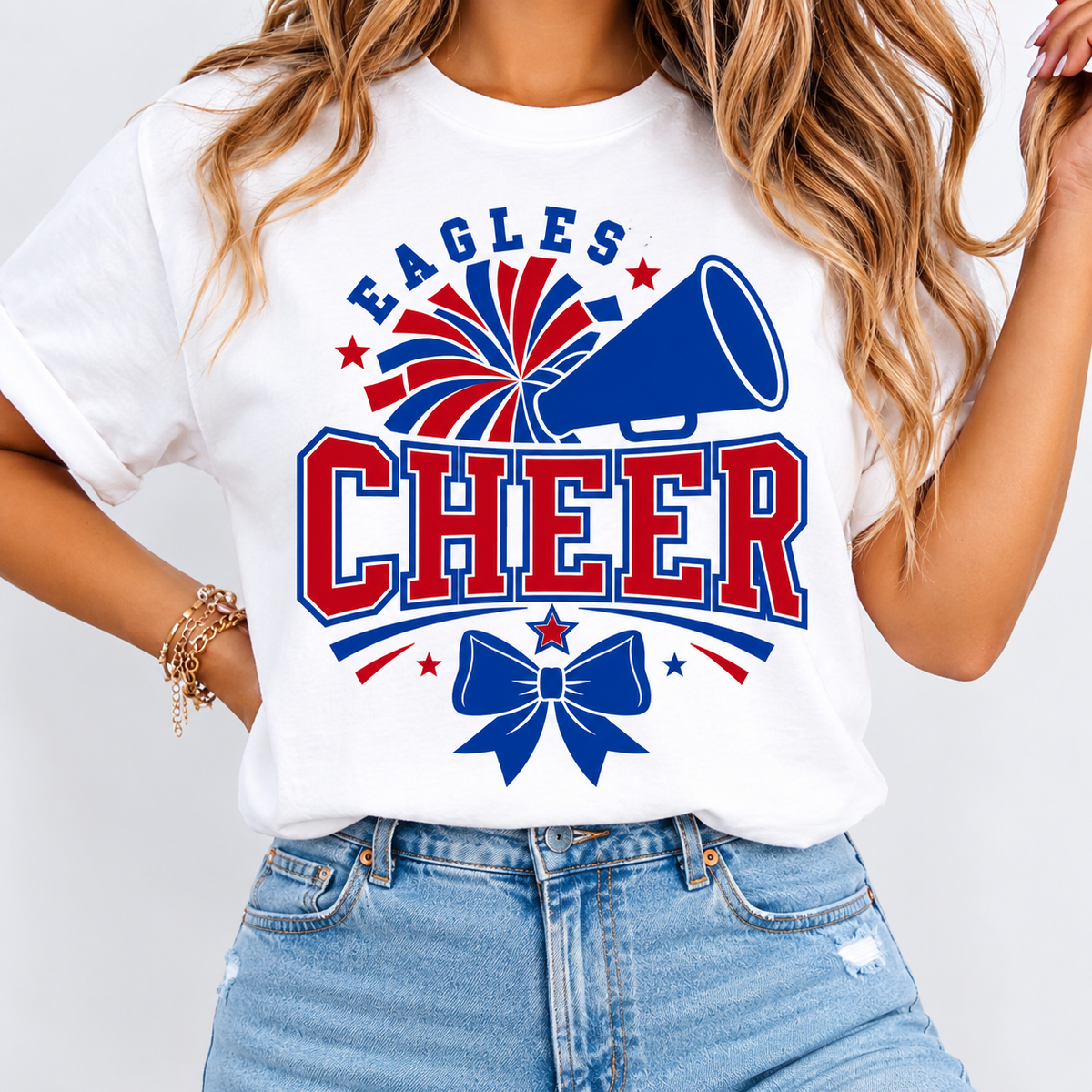 Immanuel Eagles Megaphone Cheer Spirit Tee