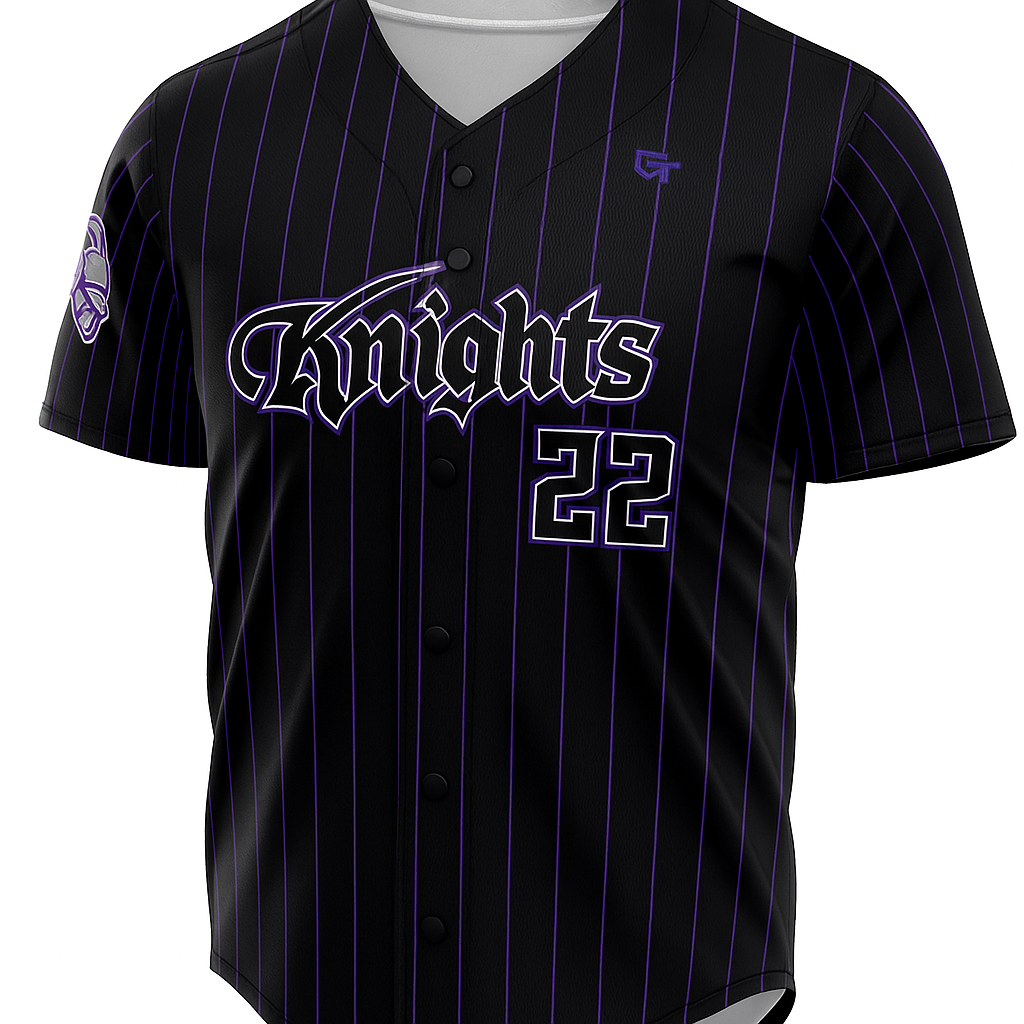 Knights Softball Black Stripe Jersey