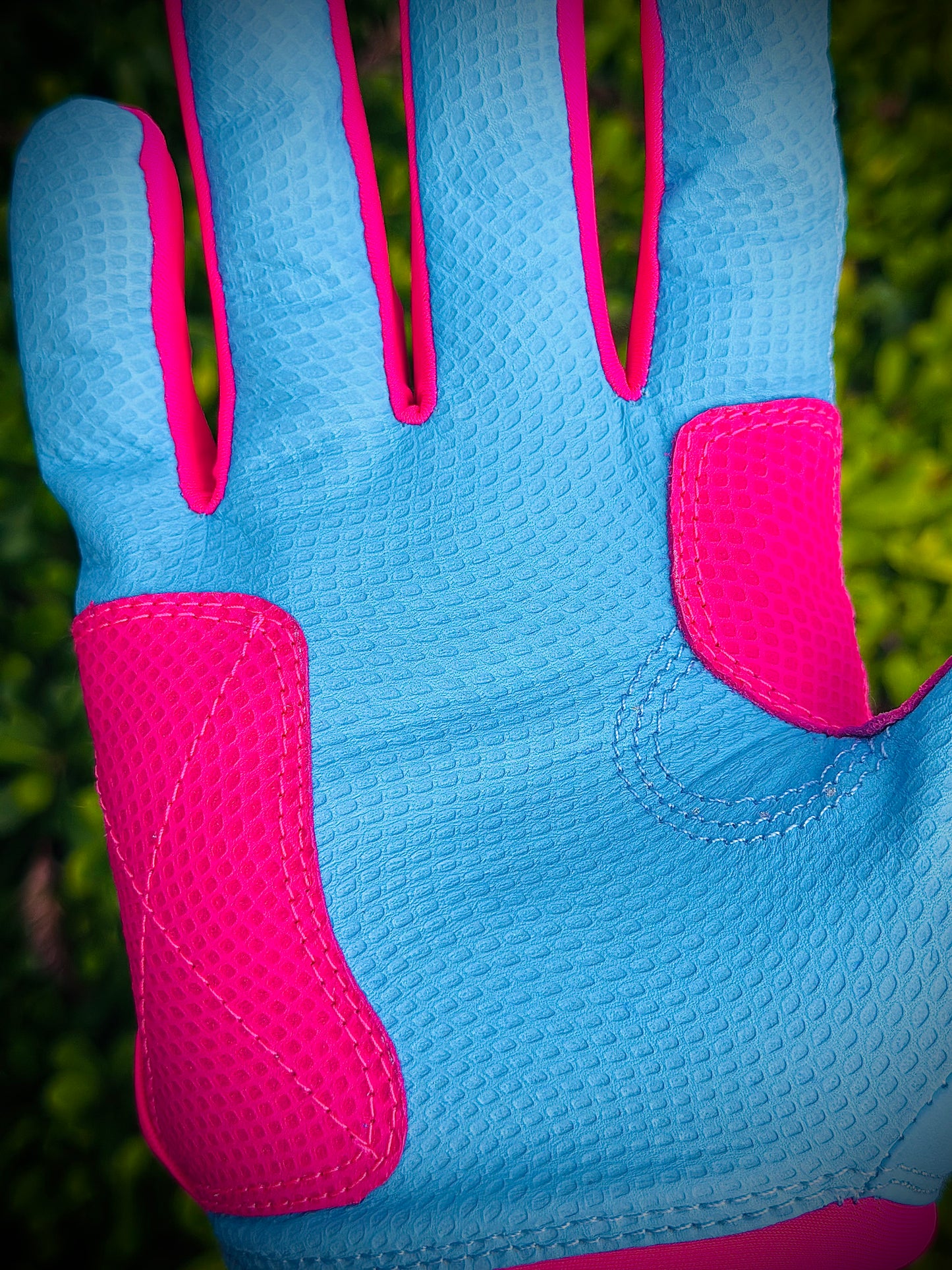 GT Batting Gloves w/ Carry Case - Blue