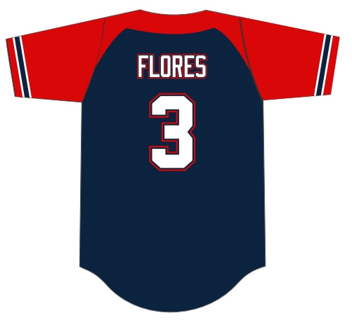 Cannons Navy Red Jersey