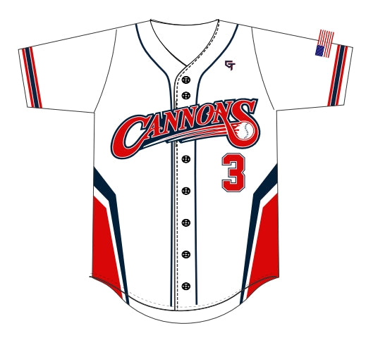 Cannons White Jersey