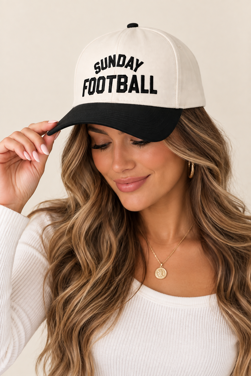 Sunday Football Cap - Black