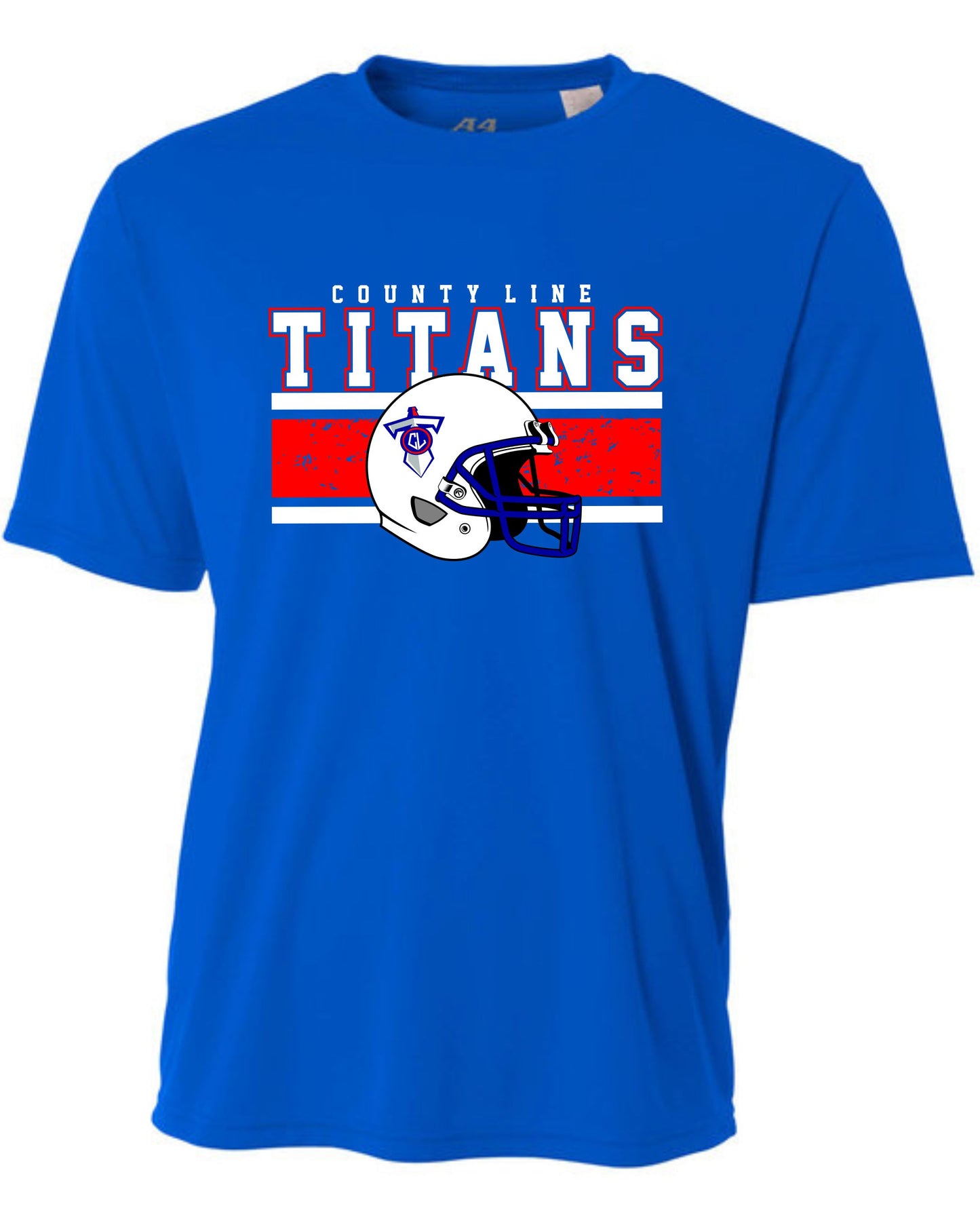 Titans County Line Helmet T-Shirt