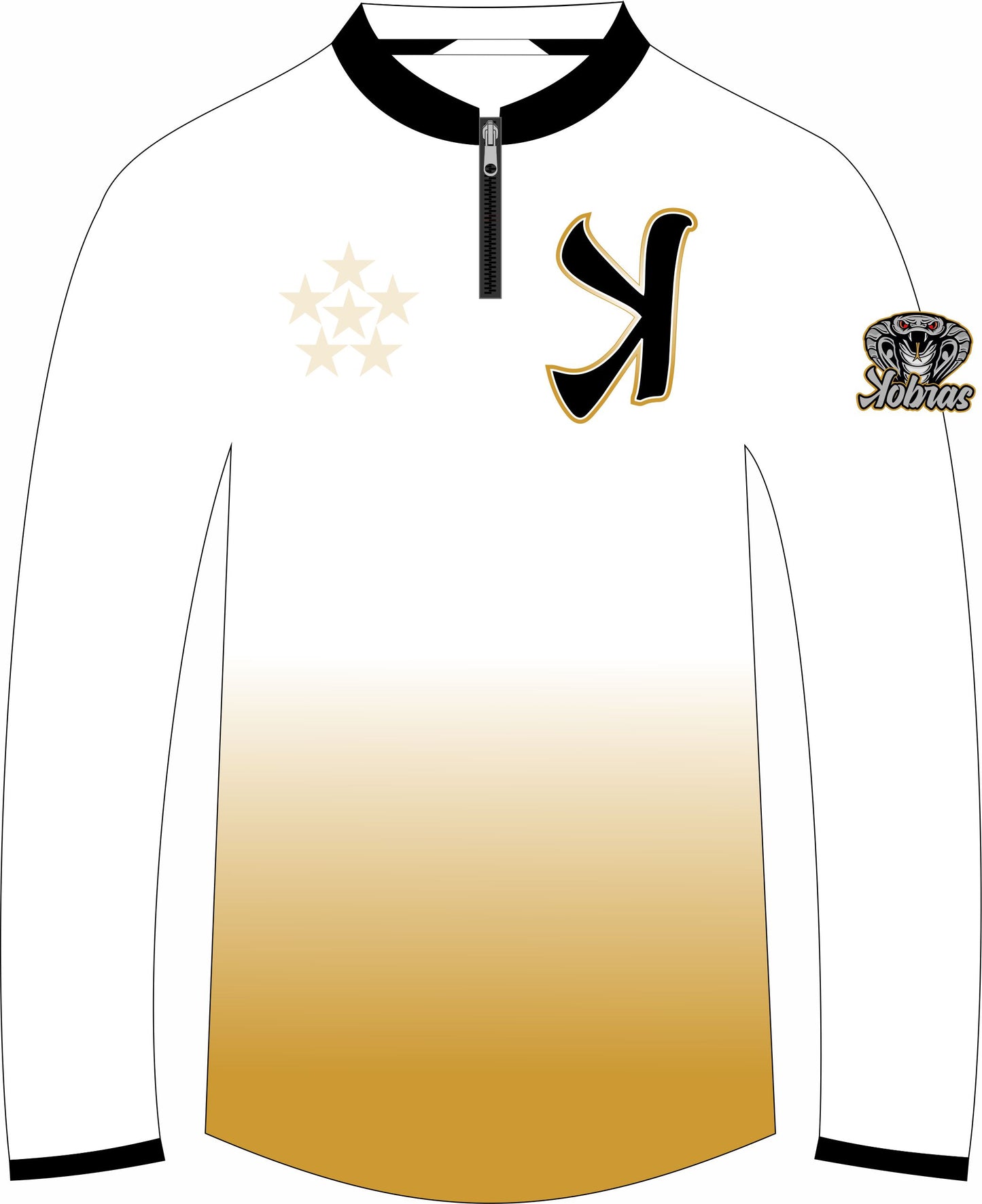 Kobras 1/4 Zip Dri Fit Lightweight Training Top