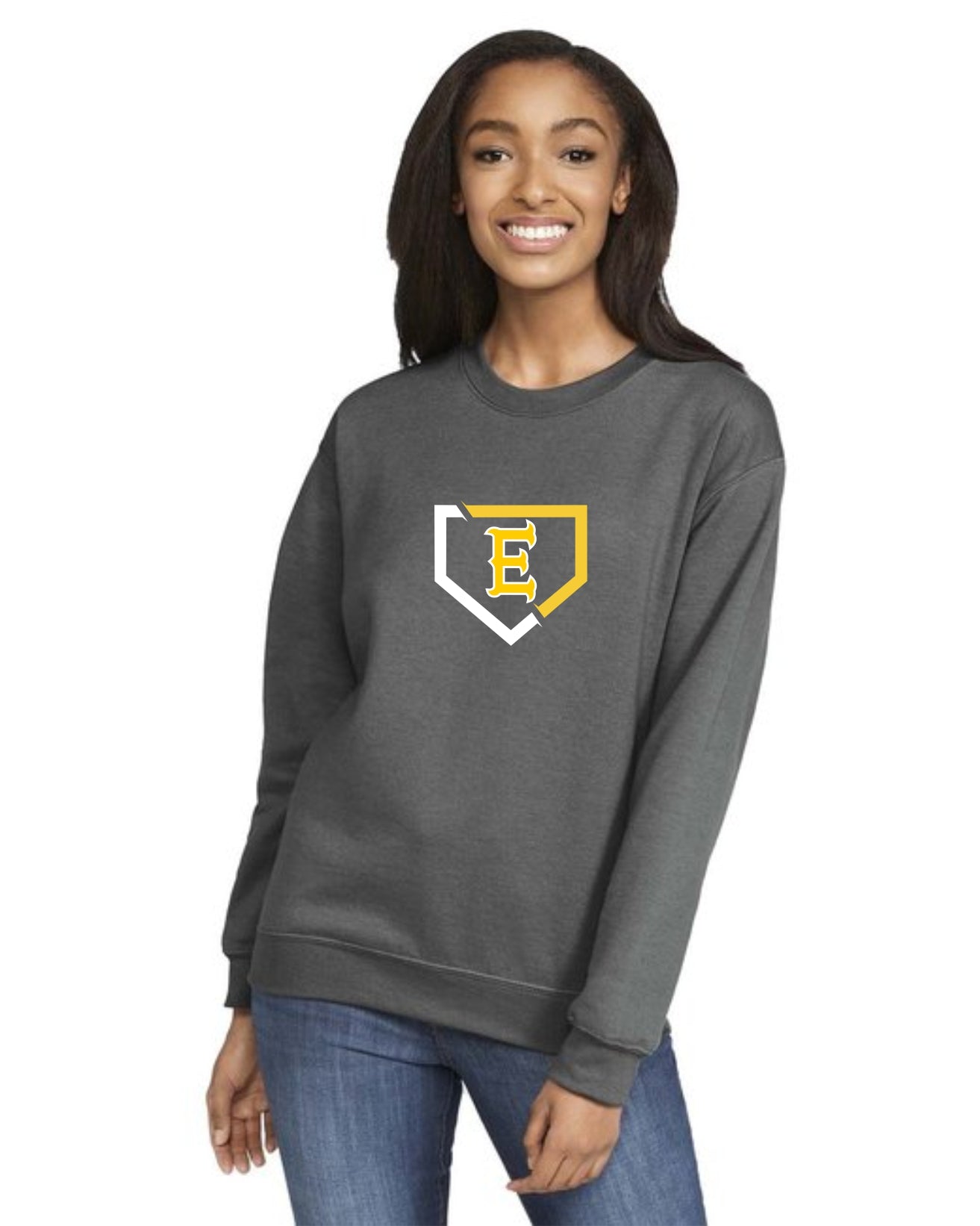 Edison Baseball Diamond Gildan Crewneck