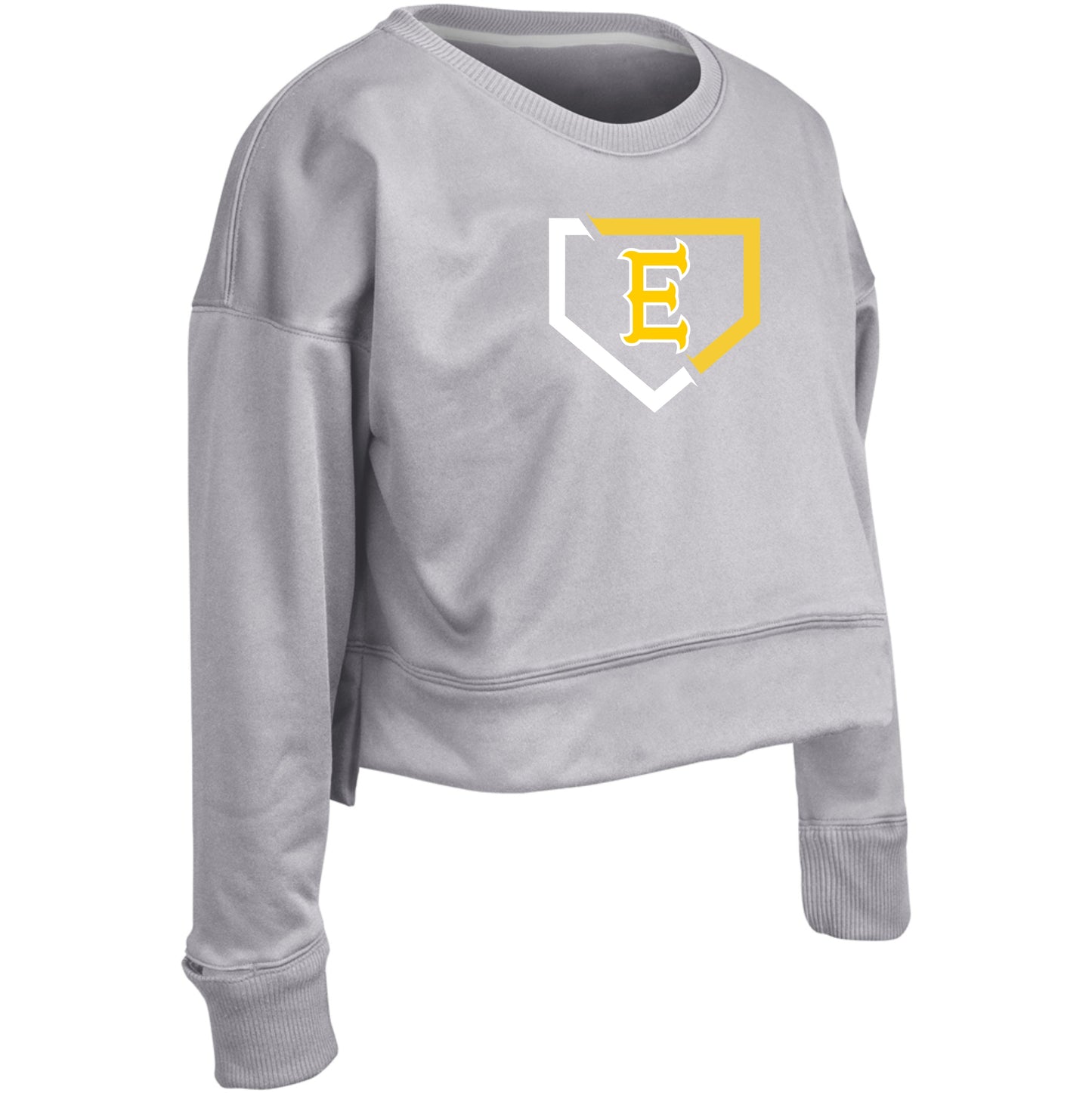 Edison Baseball Diamond Fleece Women's Crop Crew