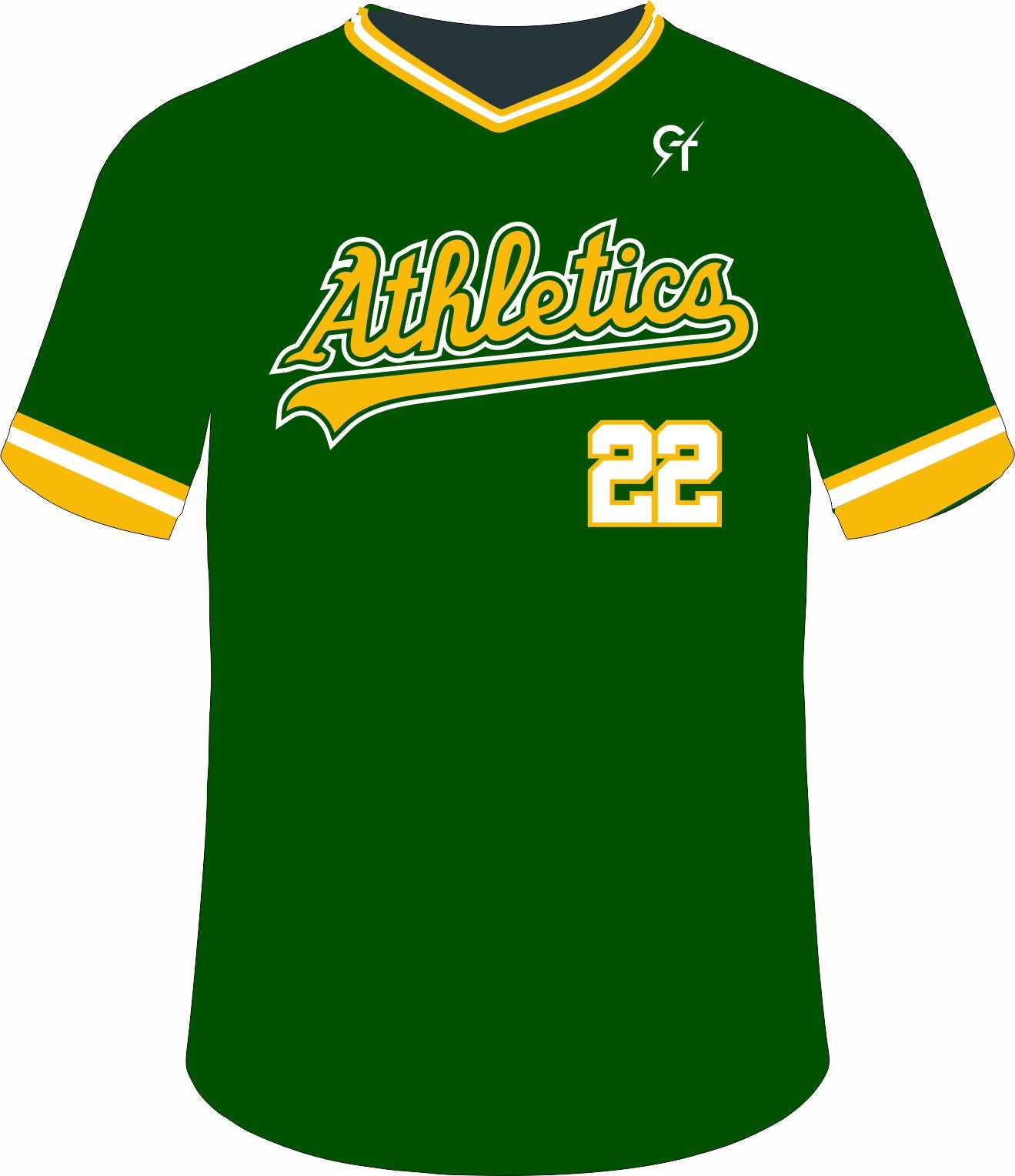 A's V Neck Jersey