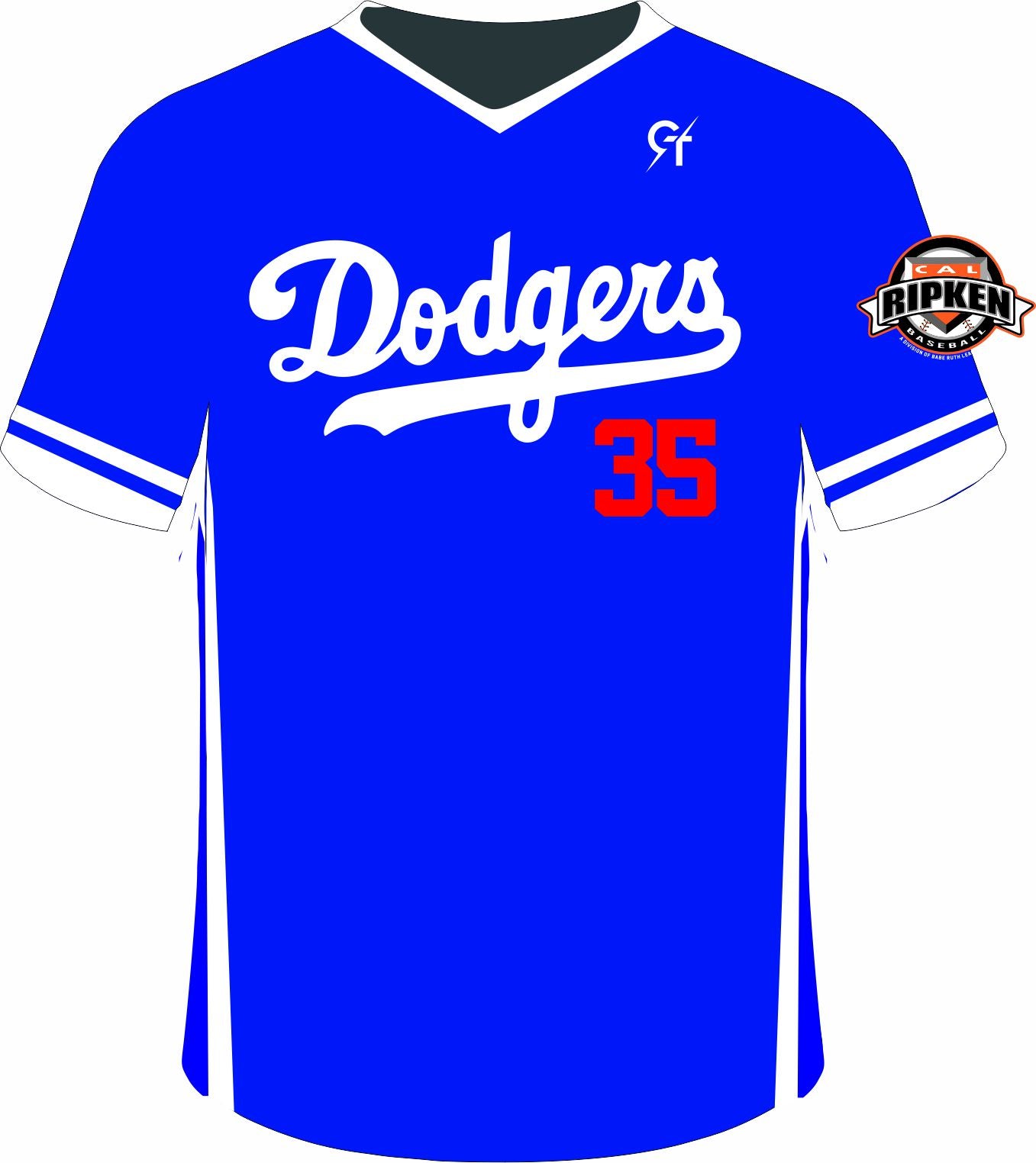 Dodgers V Neck Jersey