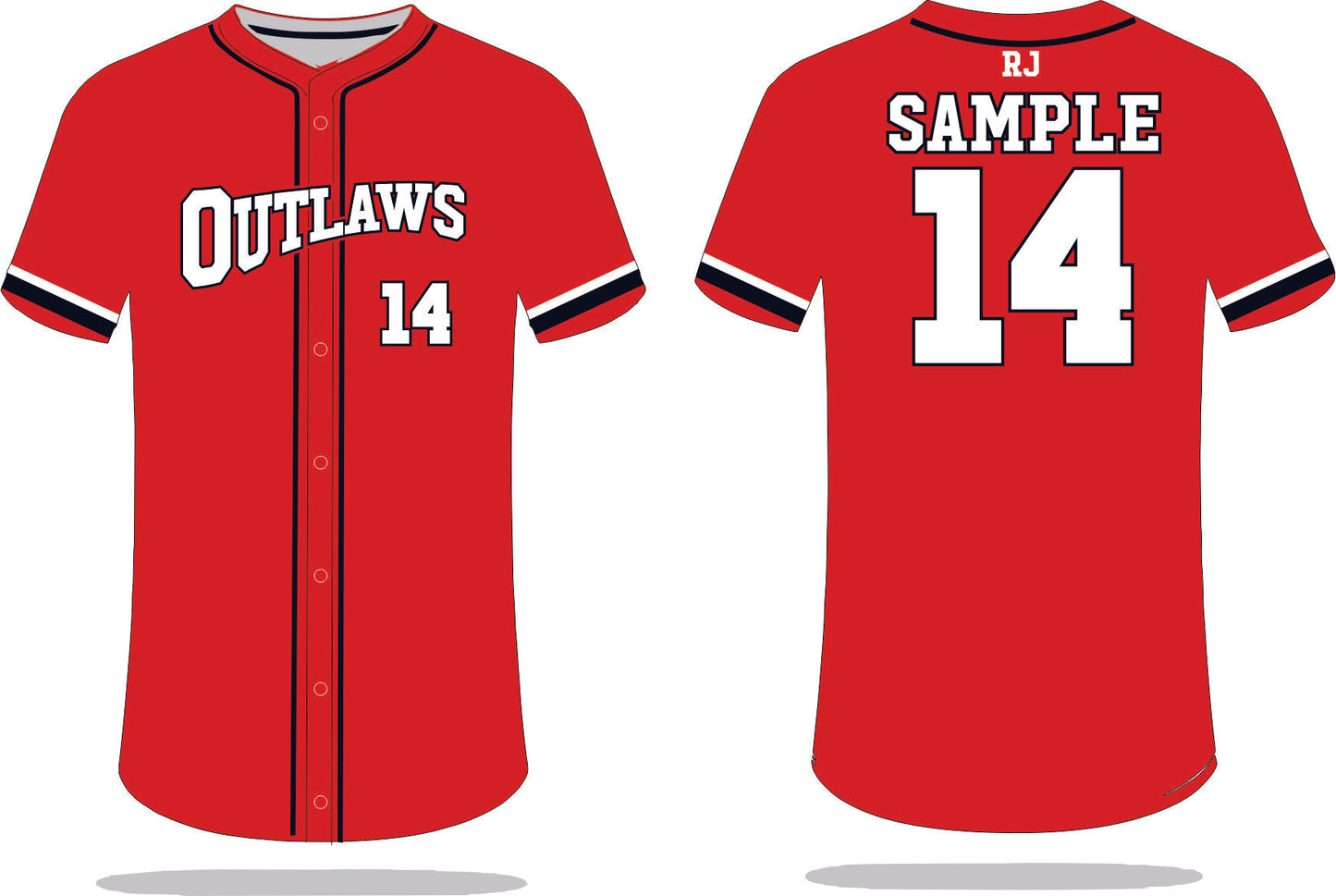Outlaws Baseball Jerseys