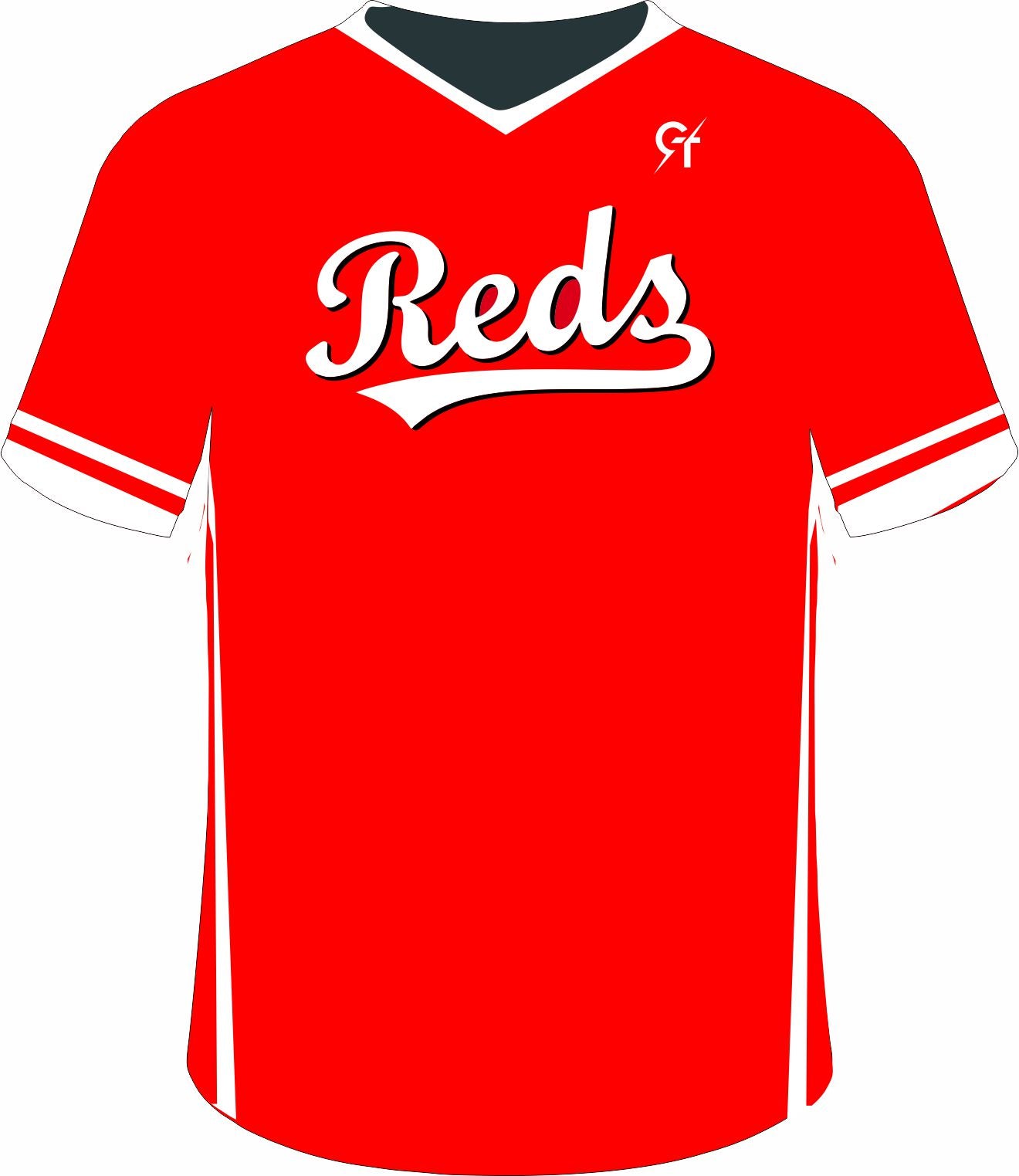 Reds V Neck Jersey