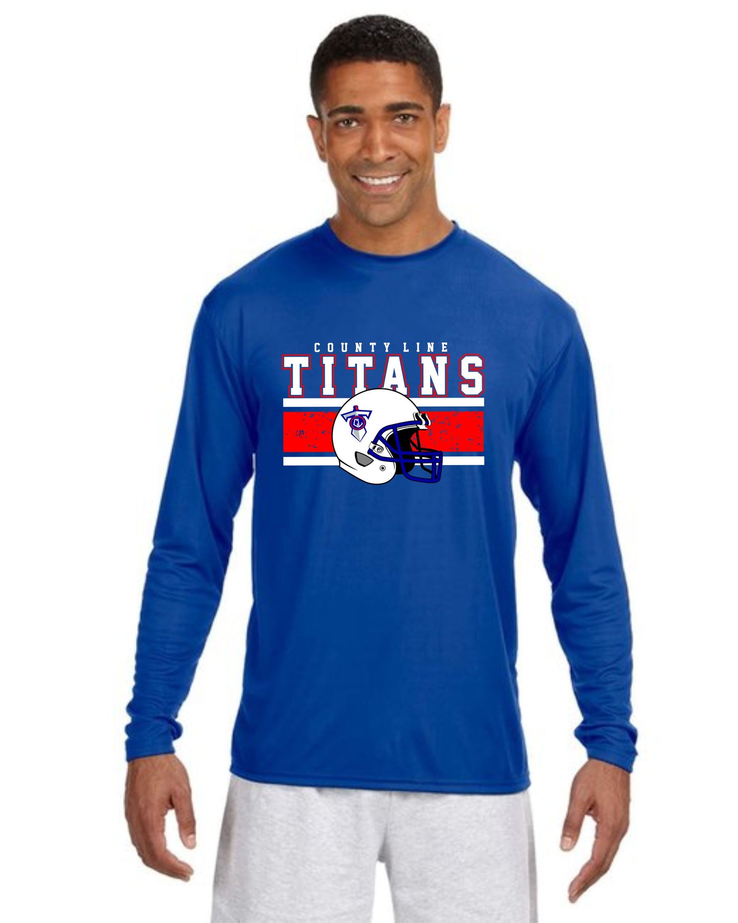 Titans County Line Helmet T-Shirt