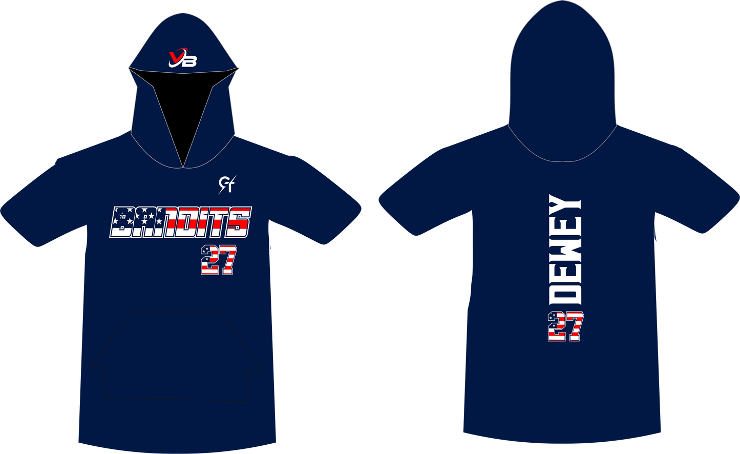 VB Warm Up Short Sleeve Hoodie