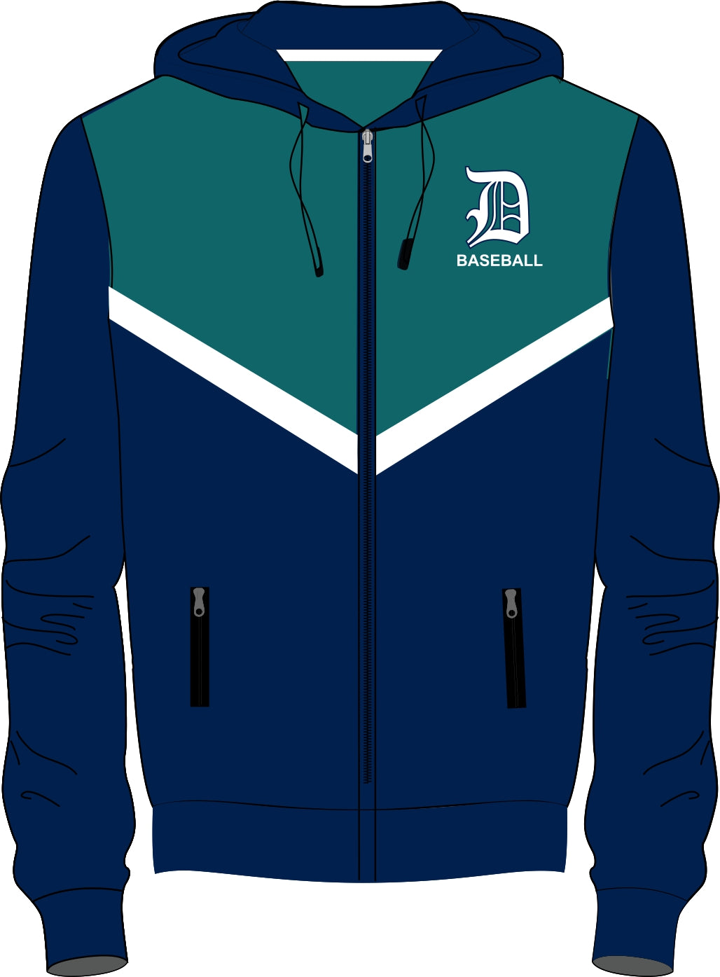 Duke Baseball Windbreaker