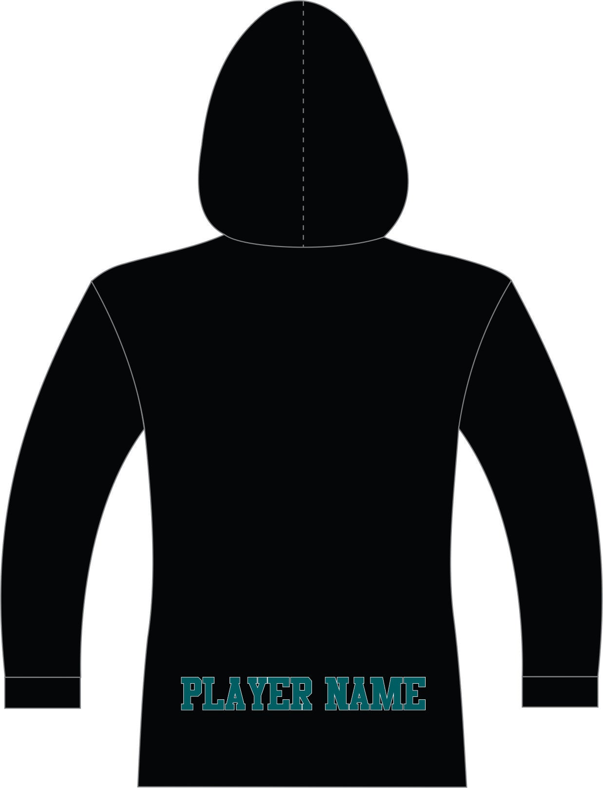 1/4 Zip Hooded Fleece Lined Sweater
