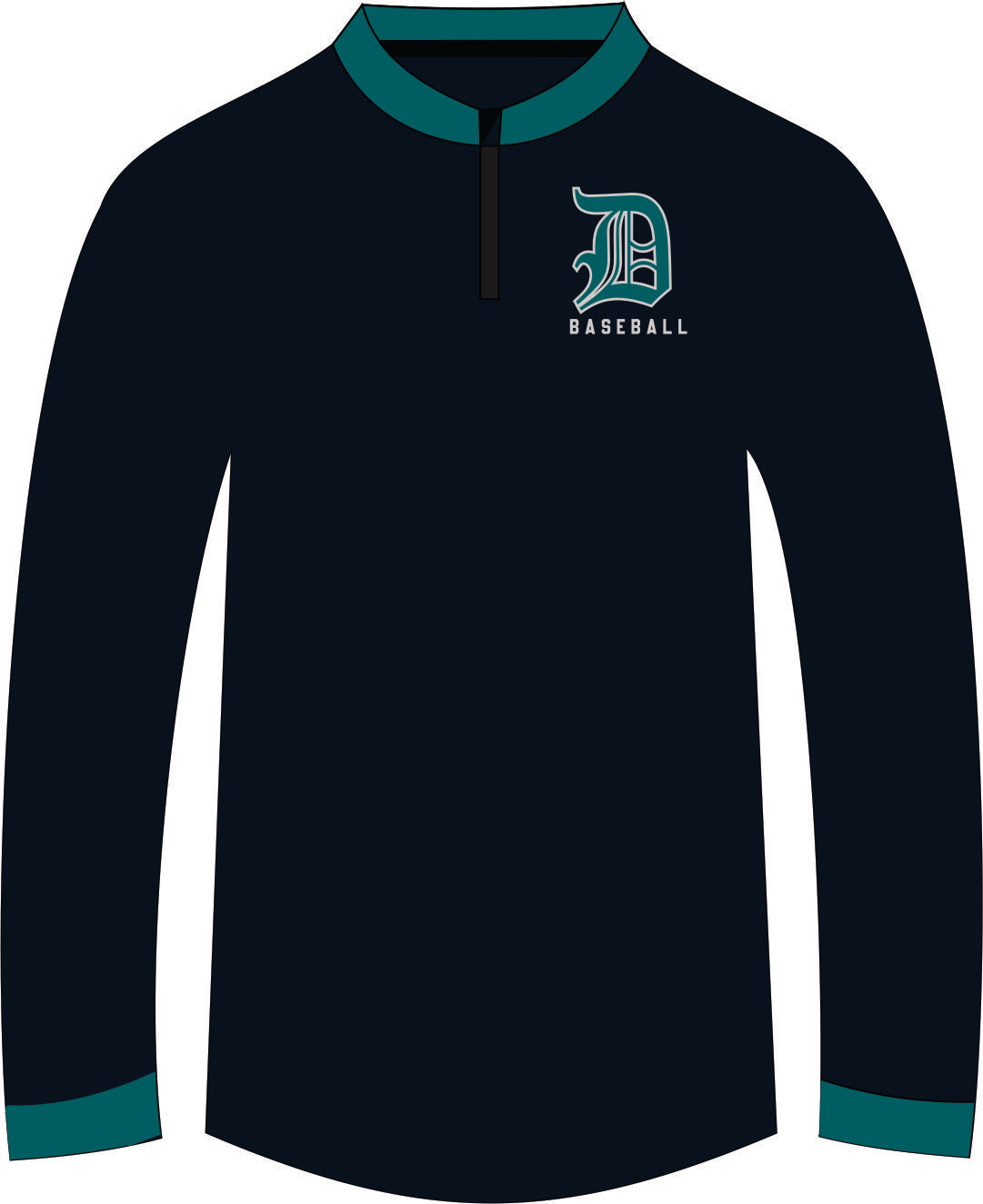 Duke Baseball 1/4 Zip Training Top
