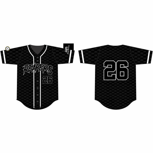 Reapers Baseball Jersey - Black