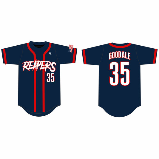 Reapers Baseball Jersey - Navy