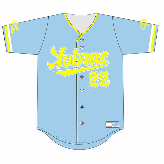 Kobras Jersey - Lt.Blue/Yellow