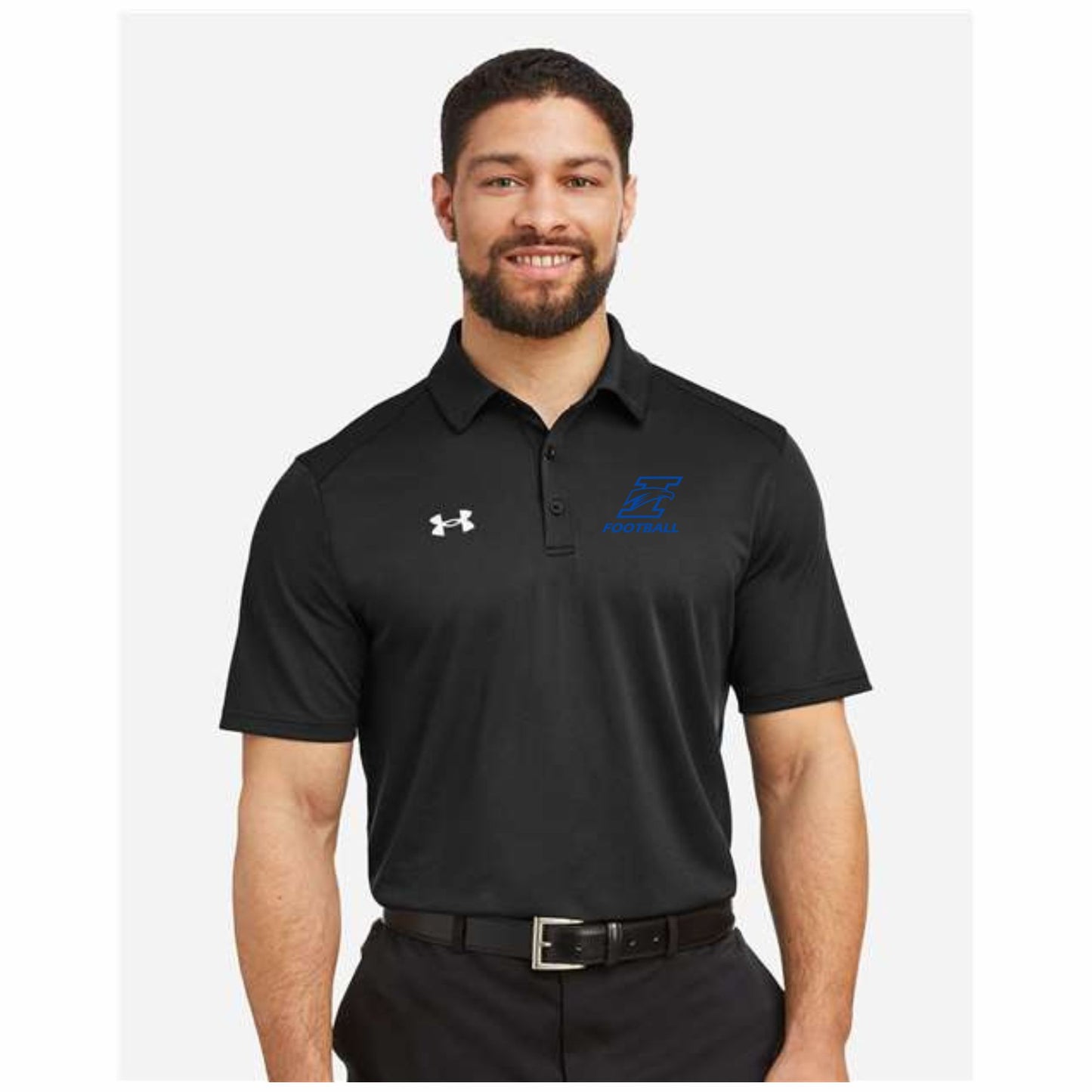 IHS Football Men's Tech Polo - Stitched