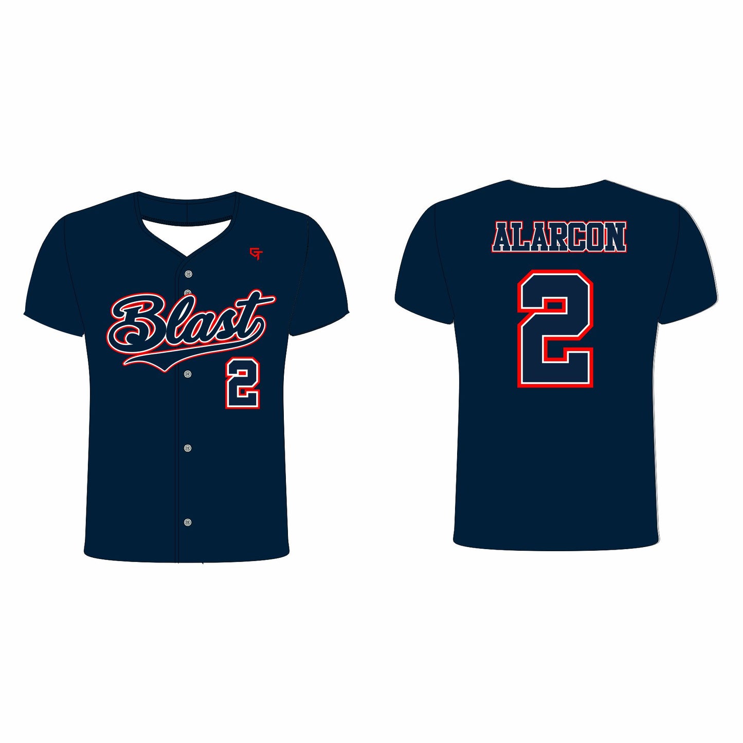 Blast Navy Jersey