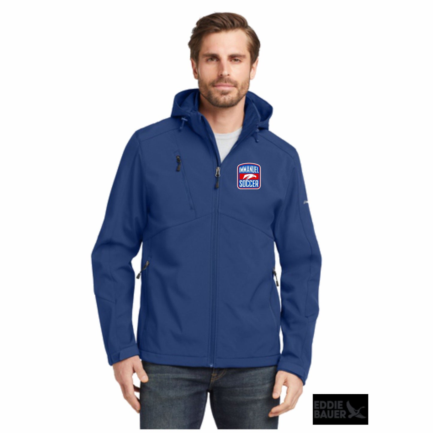 IHS Men’s Soccer Hooded Soft Shell Parka - Eddie Bauer