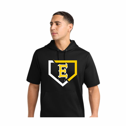 Edison Baseball Fleece SS Hooded Pullover - 01