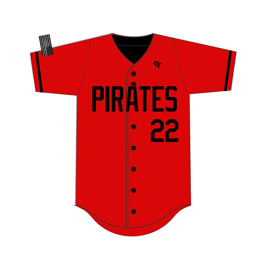 Pirates Baseball Red Jersey
