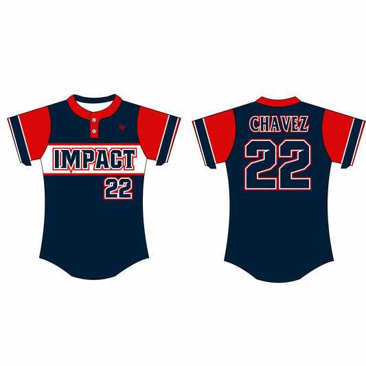 Impact Baseball Navy Jersey