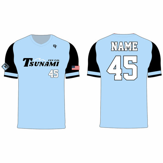 Tsunami Softball Jersey - Lt. Blue